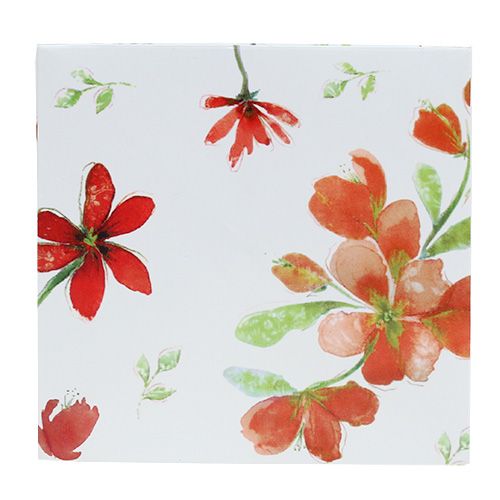 Floristik24 Papperspåse 12cm x 12cm med mönster 8st