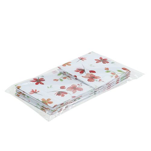 Floristik24 Papperspåse 12cm x 12cm med mönster 8st