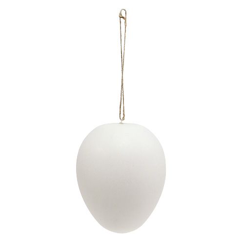 Plast ägg maxi 20cm vit för upphängning av 3st