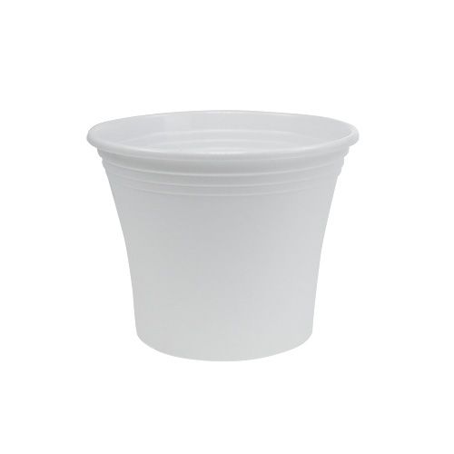 Plastkruka “Irys” vit Ø15cm H13cm, 1st