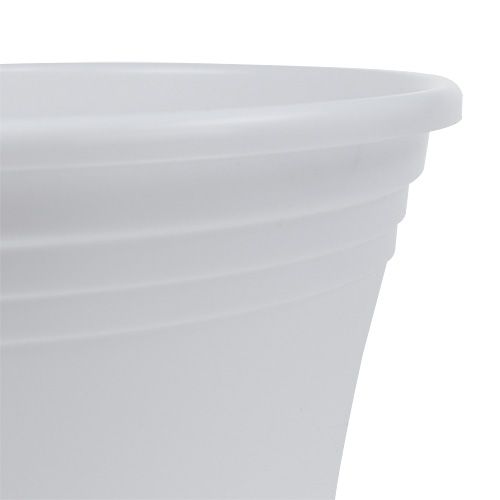 Artikel Plastkruka “Irys” vit Ø17cm H14cm 1 st