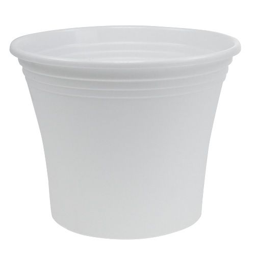 Artikel Plastkruka “Irys” vit Ø29cm H24cm 1 st