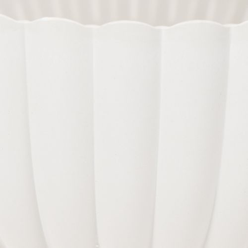 Dekorativ skål, räfflad, stor storlek 25 cm | Floristik24.se
