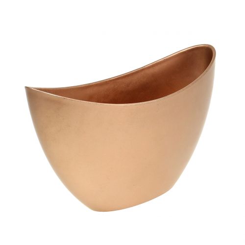 Floristik24 Dekorskål koppar 20cm x 9cm H12cm 1 st