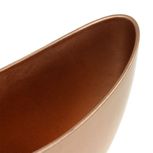 Floristik24 Dekorskål koppar 20cm x 9cm H12cm 1 st