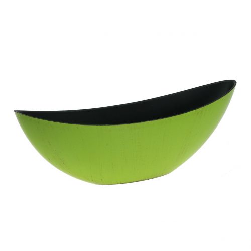 Deco Bowl Plant Bowl Grön Svart 34cm x 11cm H11cm
