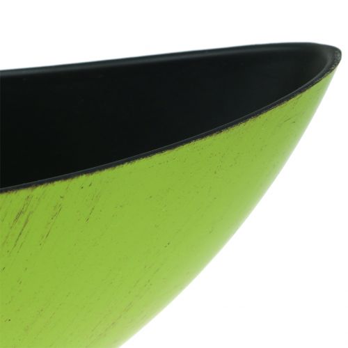Deco Bowl Plant Bowl Grön Svart 34cm x 11cm H11cm