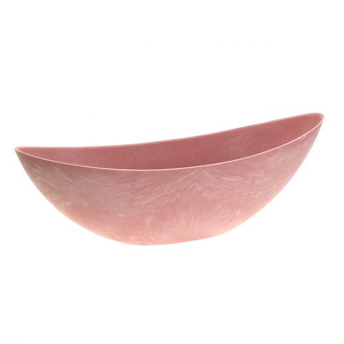 Floristik24 Dekorativ skål växtskål rosa 39cm x 12cm H13cm