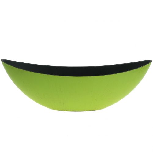 Floristik24 Dekorativ skål planteskål grön 39cm x 12 cm H13cm