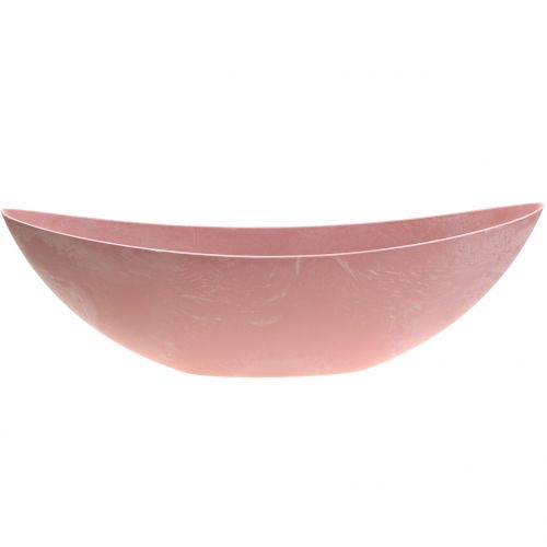 Floristik24 Dekorativ skål planteskål rosa 55cm x 14,5 cm H17cm