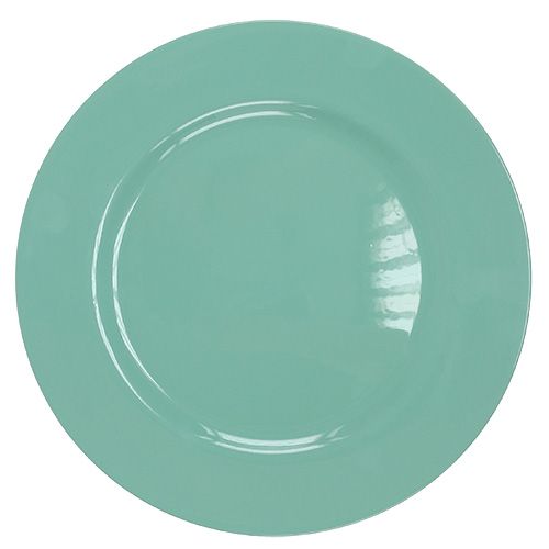 Floristik24 Plastplatta Ø33cm turkos