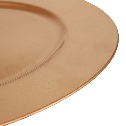 Floristik24 Plastplatta koppar Ø33cm