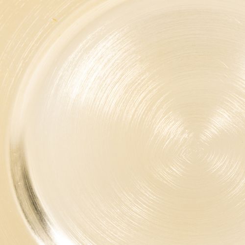 Små runda glansiga dekorativa tallrikar, 17 cm, 6 stycken | Floristik24.se