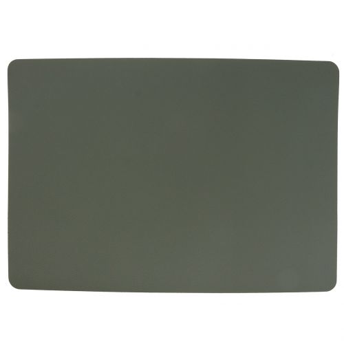 Floristik24 Vändbar bordstablett konstläder grön, grå 4st