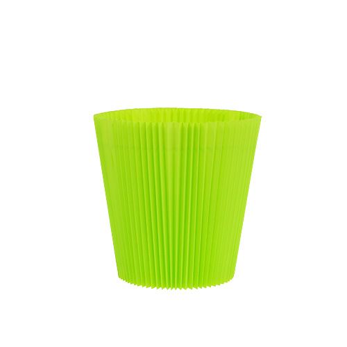 Veckade muddar ljusgröna 8,5cm 100p
