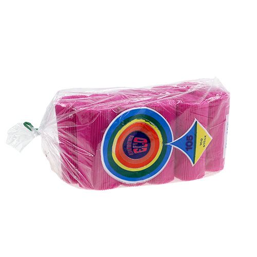 Floristik24 Plisserade muddar Cerise 10,5cm 100 st