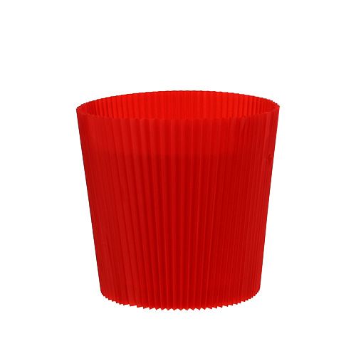 Plisserade muddar röda 10,5cm 100 st