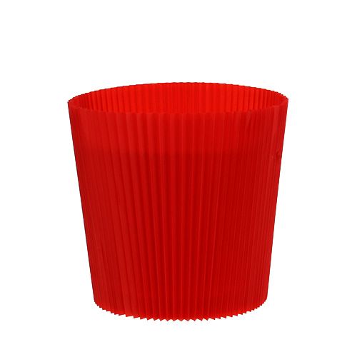 Plisserade muddar röda 12,5cm 100 st