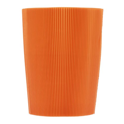 Floristik24 Veckade muddar för blomkrukor orange 12,5cm 100st