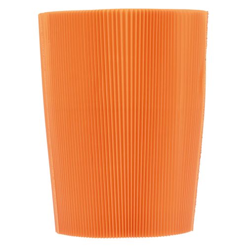Floristik24 Veckade muddar för blomkrukor orange 14,5cm 100 st