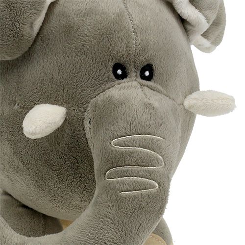 Floristik24 Plysch elefant 35cm grå