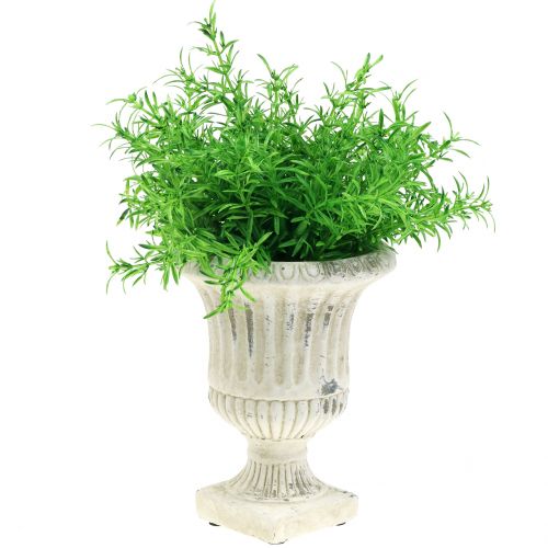 Floristik24 Växtkopp antik kräm Ø14cm H17cm