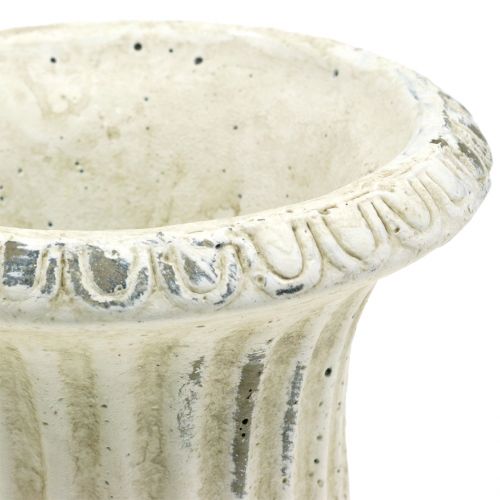Floristik24 Växtkopp antik kräm Ø14cm H17cm