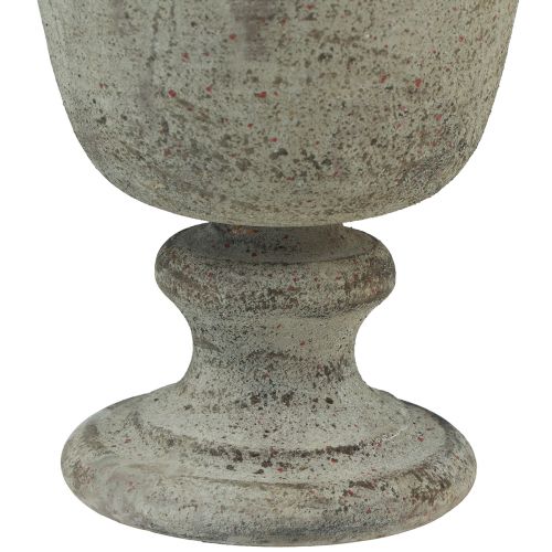 Artikel Kopp antik metall kopp vas grå/brun Ø18,5cm 21,5cm