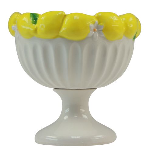 Kopp keramik skål citron dekorativ skål Ø14,5cm H14cm