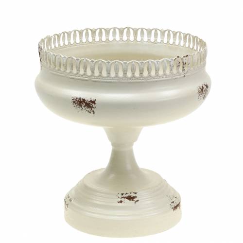 Floristik24 Växtkopp Chalice Antique Cream Ø20cm H20cm 1 st