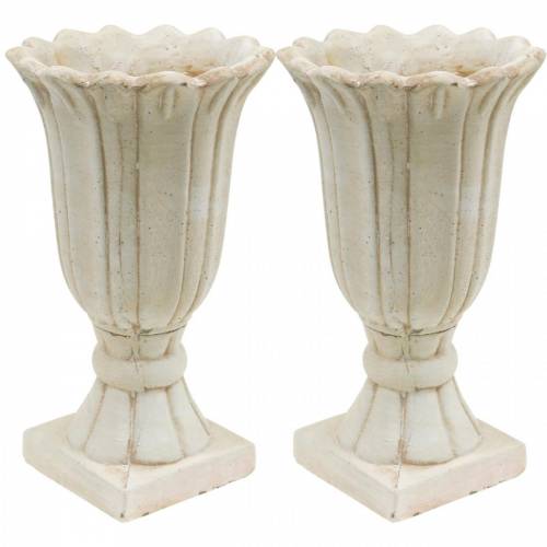 Dekorativ amfora, bägare för plantering, bägare tulpanplantningskanna Ø12cm H25,5cm 2st