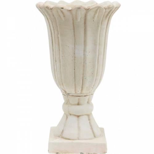 Floristik24 Planteringskärl, bägare tulpan, dekorativ bägare, amfora för plantering Ø14.5cm H25.5cm