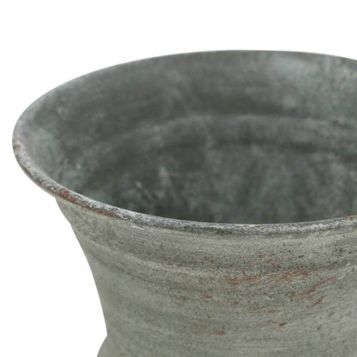 Floristik24 Plant Cup Bägare Antik Grå Ø7,5cm H9cm