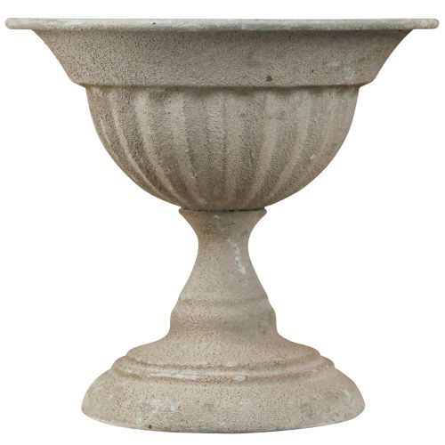 Artikel Koppskål med oädel metall vintagegrå Ø16cm H14,5cm