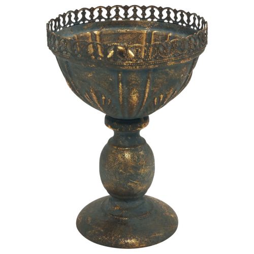 Artikel Kopp vas metall dekoration kopp guldgrå antik Ø15,5cm H22cm