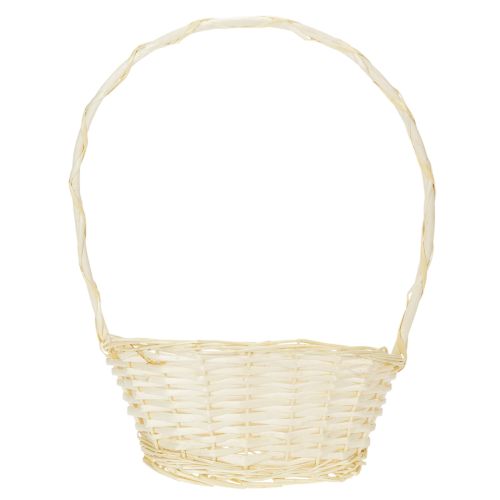 Presentkorg 27cm x 18cm H43cm ljus | Floristik24.se