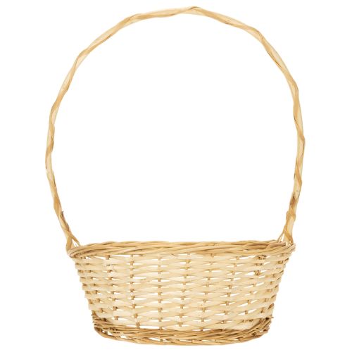 Presentkorg ca 30 cm x 23 cm, ljusfärgad | Floristik24.se