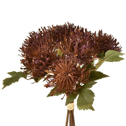 Protea konstgjord nåldyna Leucospermum lila 30cm 6 st