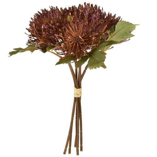 Artikel Protea konstgjord nåldyna Leucospermum lila 30cm 6 st