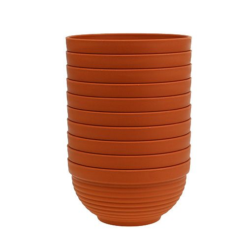 Artikel R-skål plastterrakotta Ø13cm, 10 st