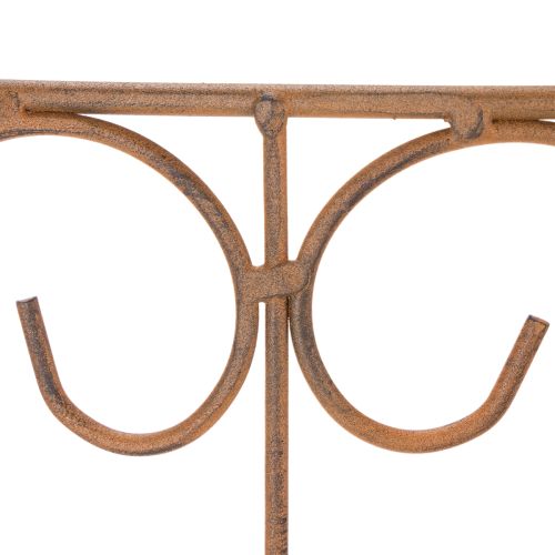 Artikel Trädgårdsspaljé i metall för rabatter och mångsidig trädgårdsdekoration, 60 cm