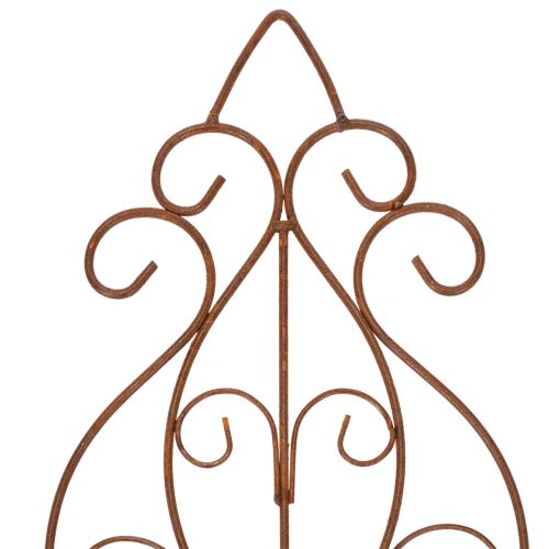 Artikel Spaljé med romantisk design för rosor och klätterväxter i rabatter, 64 cm