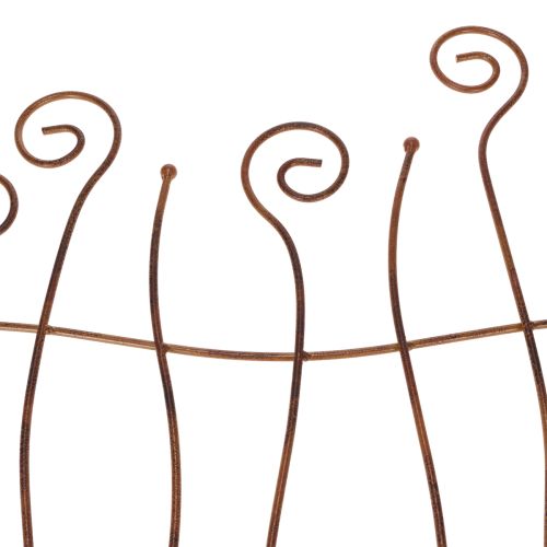Artikel Spaljé, klätterhjälpmedel, böjd metall, konstnärlig trädgårdsdekoration, 72 cm