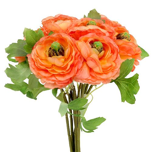Floristik24 Ranunculus orange 27cm 8st