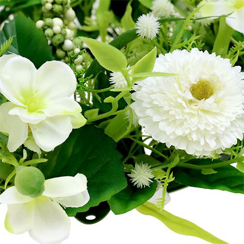 Floristik24 Ranunculus krans med Bellis vit Ø30cm