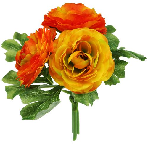 Floristik24 Ranunculus bukett orange L18cm