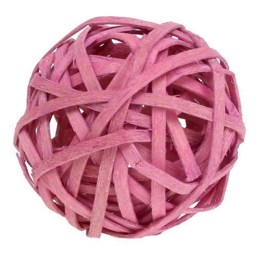 Floristik24 Rotting boll rosa Ø4cm 12st