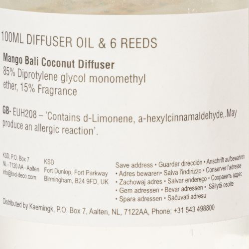 Artikel Rumsdoftdiffusor med exotisk kokos- och mangodoft för långvarig fräschör hemma, 19 cm, 2 stycken