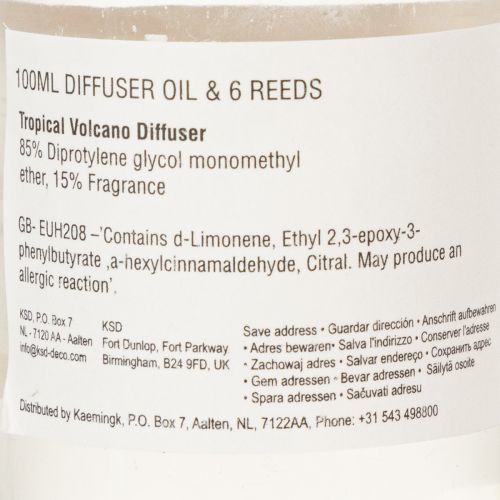 Artikel Rumsdoftdiffusor med exotisk kokos- och mangodoft för långvarig fräschör hemma, 19 cm, 2 stycken