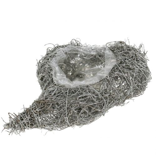 Floristik24 Vine hjärta tvättad vit 16cm x 21cm 1st